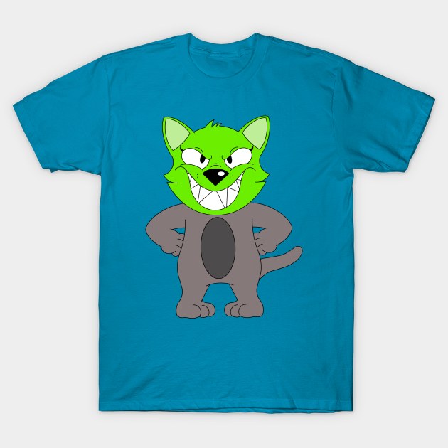 Kitty Mask T-Shirt by garciajey